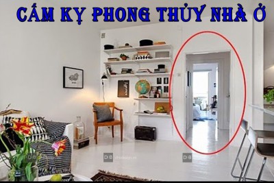 Những điều kiêng kỵ khi bố trí nội thất nhà ở