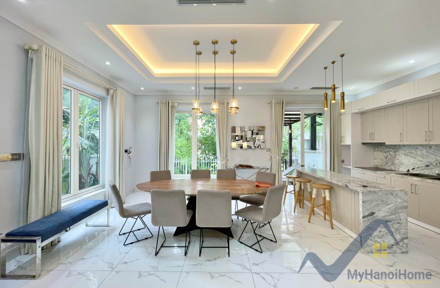 Biệt thự Bằng Lăng Vinhomes Riverside cho thuê full nội thất 5