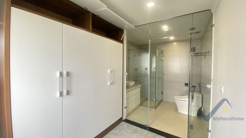Biệt thự cho thuê song lập Vinhome Riverside, 4 phòng ngủ sân vườn 17