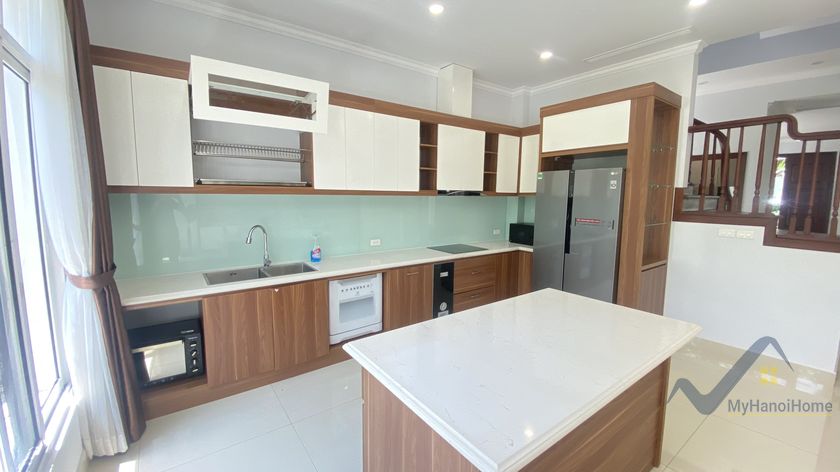 Biệt thự cho thuê song lập Vinhome Riverside, 4 phòng ngủ sân vườn 6