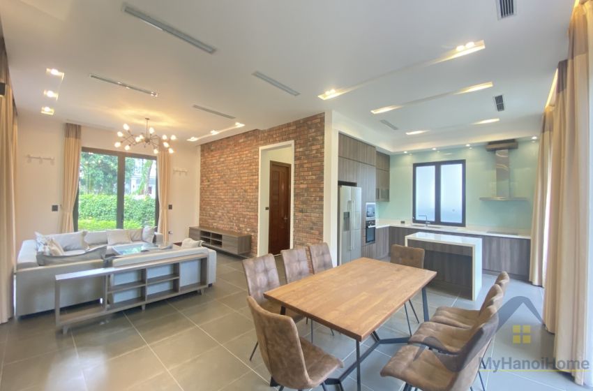 Biệt thự cho thuê Vinhomes Riverside khu yên tĩnh, full đồ 3 phòng ngủ 3