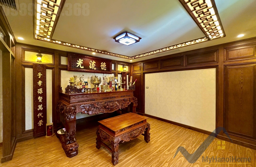 Biệt thự đơn lập căn góc Vinhomes Riverside cho thuê full nội thất 17