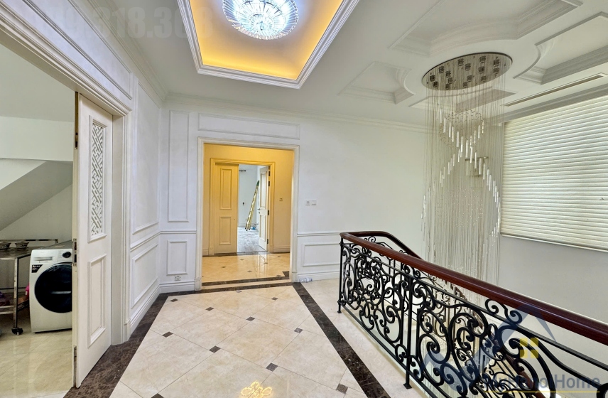 Biệt thự đơn lập cho thuê Vinhome Riverside 5PN, đủ đồ thang máy 19