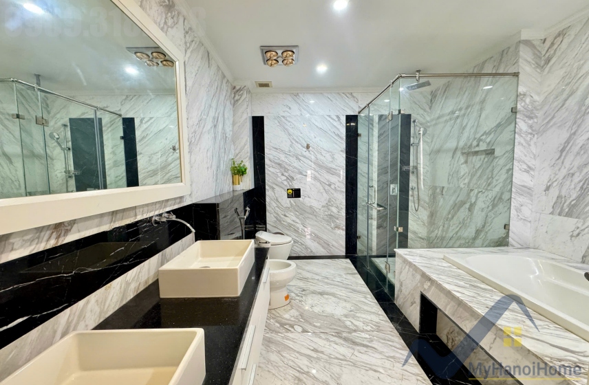 Biệt thự đơn lập cho thuê Vinhome Riverside 5PN, đủ đồ thang máy 23
