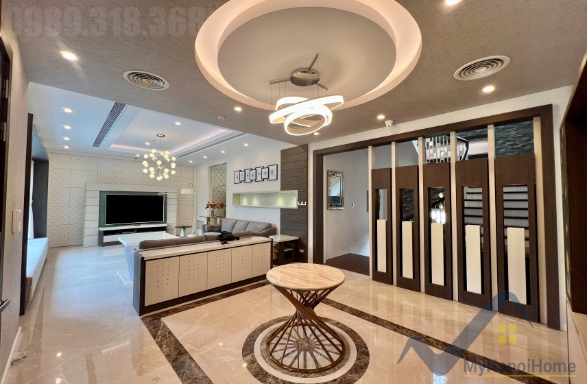 Biệt thự đơn lập cho thuê Vinhomes Riverside 4PN trang bị đủ đồ 2