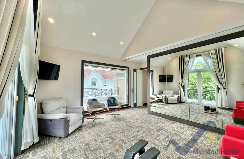 Biệt thự đơn lập cho thuê Vinhomes Riverside 4PN trang bị đủ đồ 26