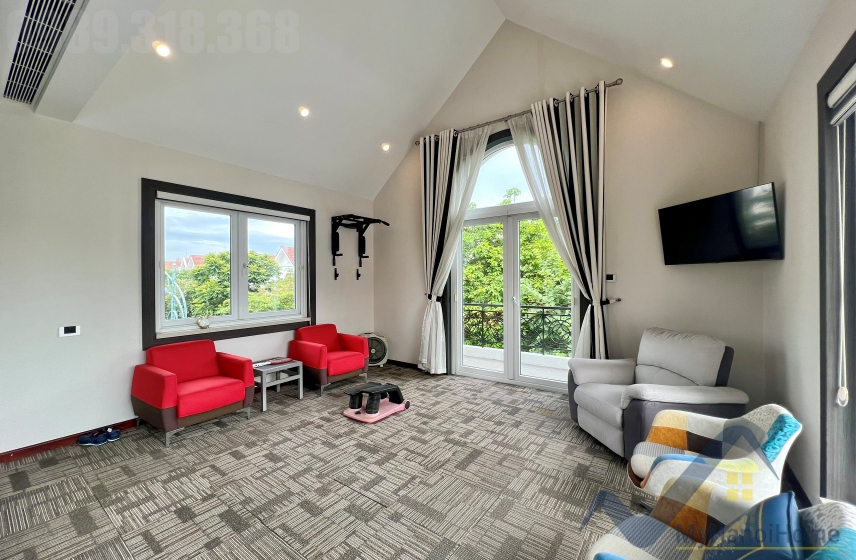 Biệt thự đơn lập cho thuê Vinhomes Riverside 4PN trang bị đủ đồ 27