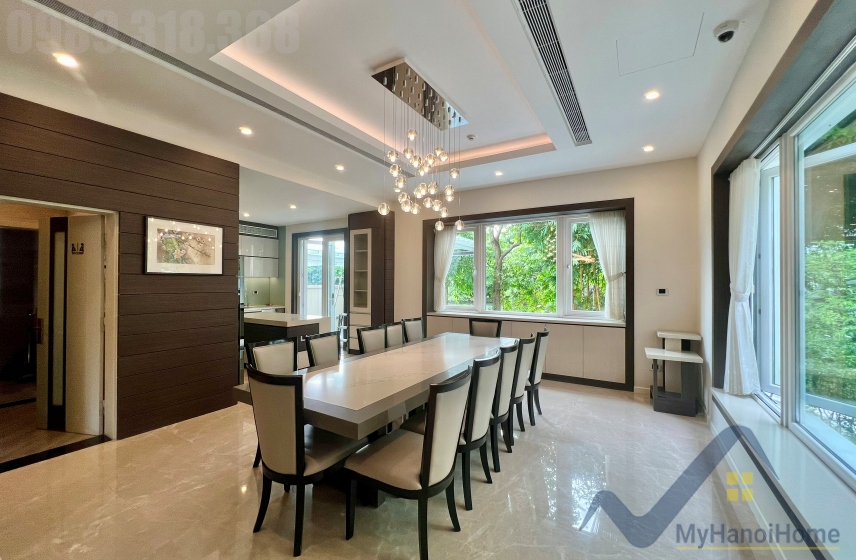 Biệt thự đơn lập cho thuê Vinhomes Riverside 4PN trang bị đủ đồ 4