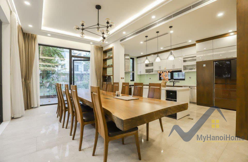 Biệt thự đơn lập cho thuê Vinhomes Riverside full nội thất 4