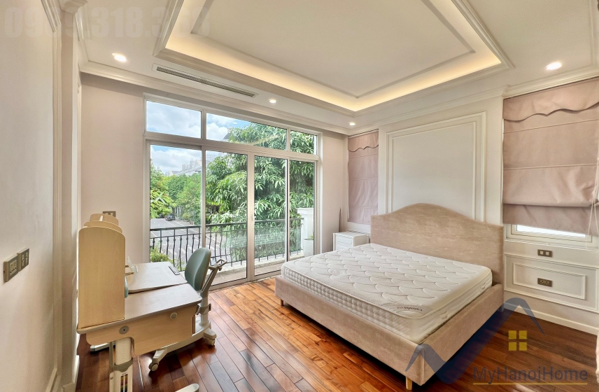 Biệt thự đơn lập cho thuê Vinhomes The Harmony nội thất hiện đại 18