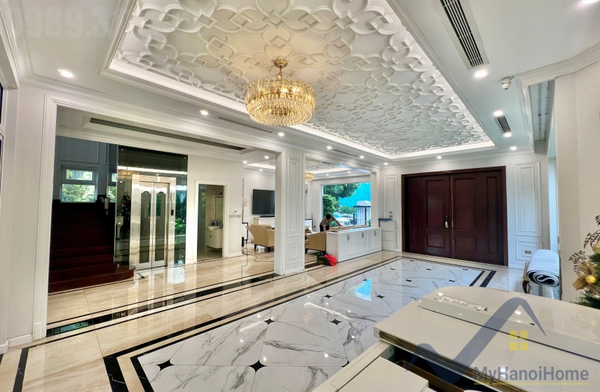 Biệt thự đơn lập cho thuê Vinhomes The Harmony nội thất hiện đại 2