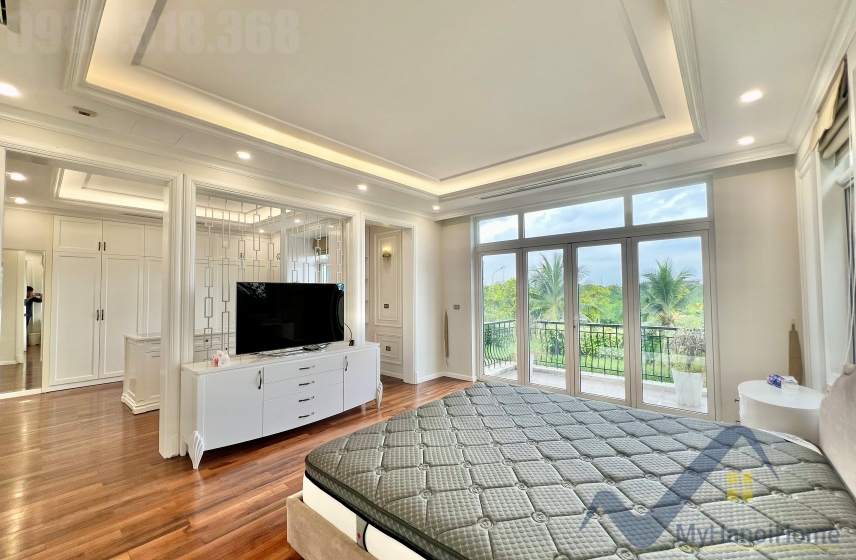 Biệt thự đơn lập cho thuê Vinhomes The Harmony nội thất hiện đại 21
