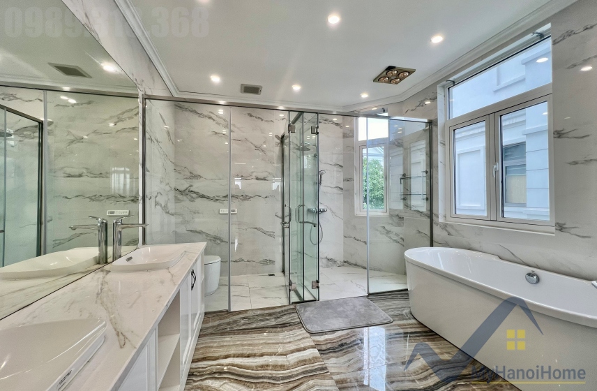 Biệt thự đơn lập cho thuê Vinhomes The Harmony nội thất hiện đại 23