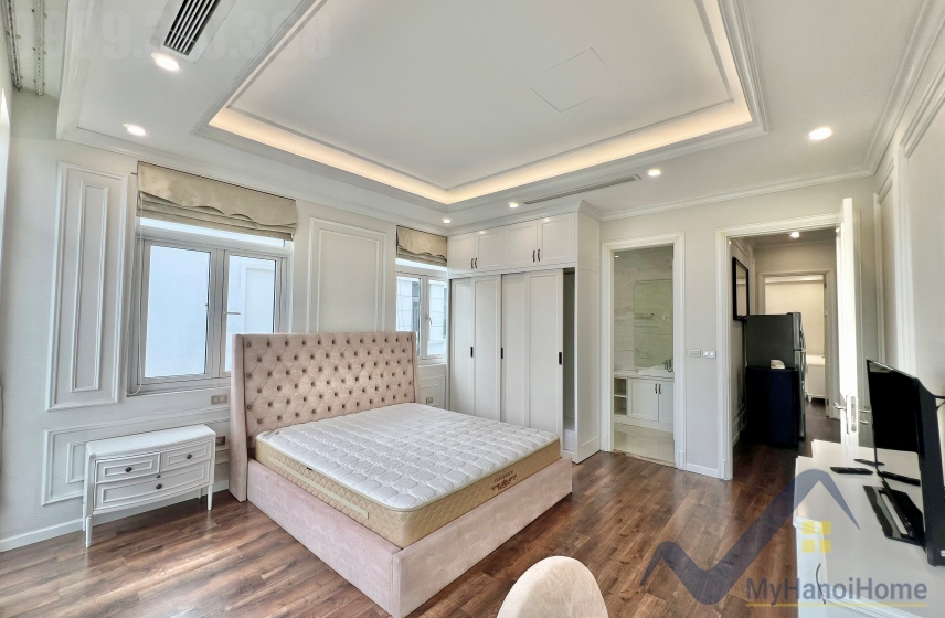 Biệt thự đơn lập cho thuê Vinhomes The Harmony nội thất hiện đại 25