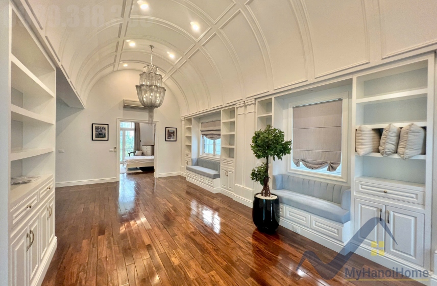 Biệt thự đơn lập view sông cho thuê tại Vinhomes Riverside đủ đồ 20