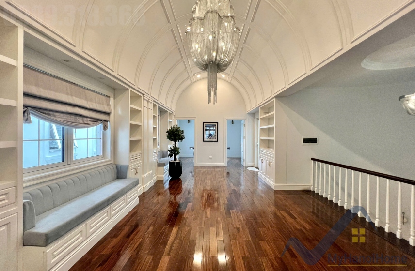 Biệt thự đơn lập view sông cho thuê tại Vinhomes Riverside đủ đồ 21