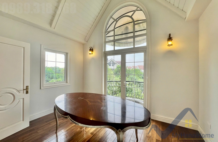 Biệt thự đơn lập view sông cho thuê tại Vinhomes Riverside đủ đồ 22