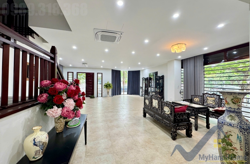 Biệt thự đơn lập Vinhome Riverside đẳng cấp cho thuê 5PN 5