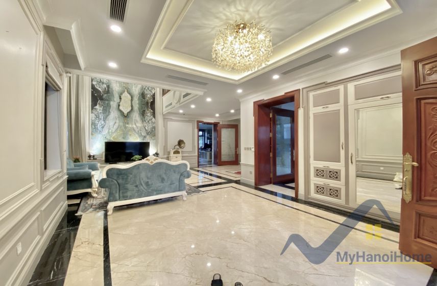 Biệt thự đơn lập Vinhomes Harmony cho thuê 4PN, full nội thất 3
