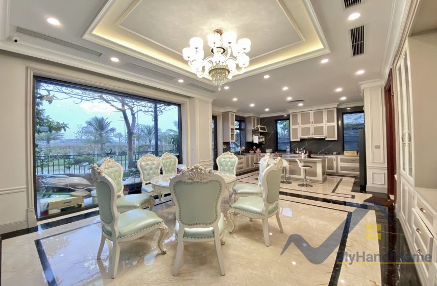 Biệt thự đơn lập Vinhomes Harmony cho thuê 4PN, full nội thất 4