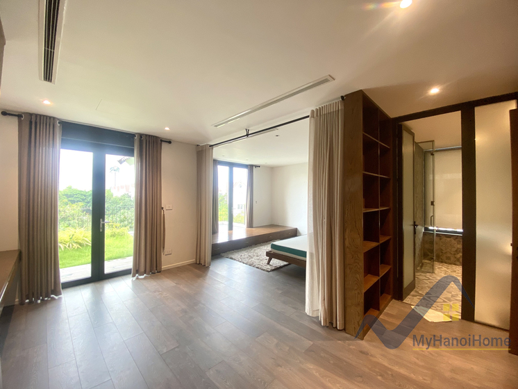 Biệt thự đơn lập Vinhomes Riverside cho thuê có bể bơi 23