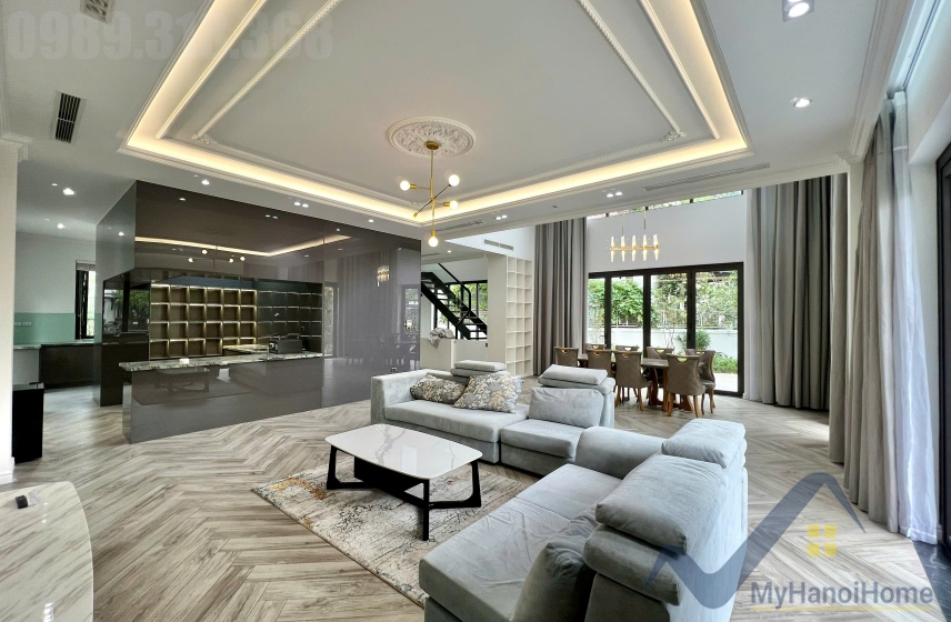 Biệt thự đơn lập Vinhomes Riverside cho thuê có thang máy 4