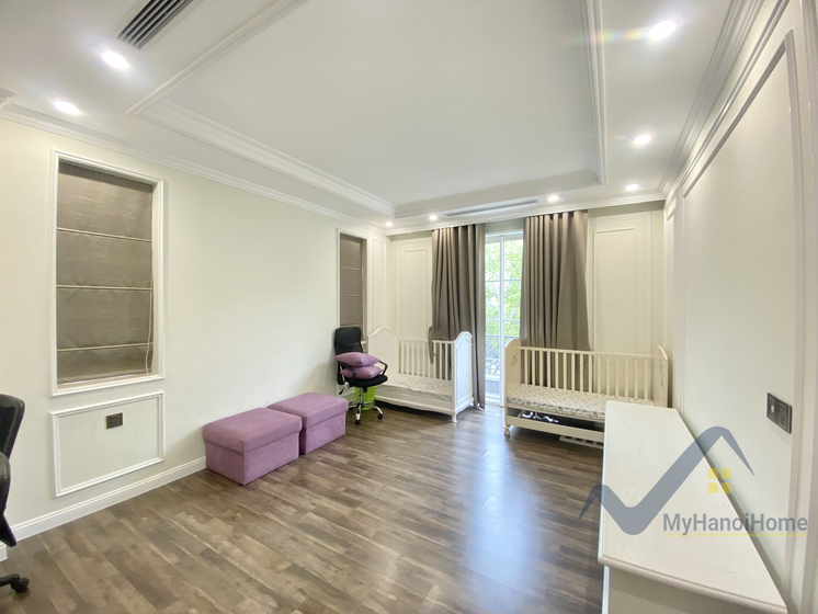 Biệt thự đơn lập Vinhomes Riverside cho thuê, đủ nội thất, gần BIS 12