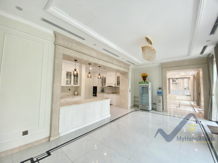 Biệt thự đơn lập Vinhomes Riverside cho thuê, đủ nội thất, gần BIS 6