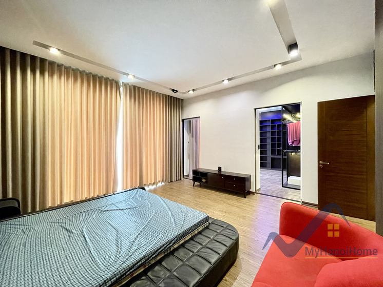 Biệt thự full đồ Vinhome Riverside 4 phòng ngủ có bể bơi cho thuê 19