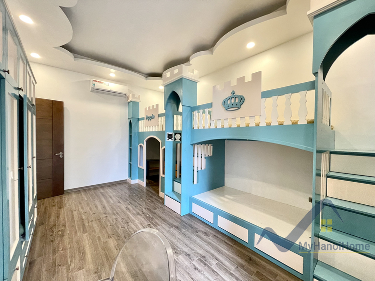 Biệt thự full đồ Vinhome Riverside 4 phòng ngủ có bể bơi cho thuê 22