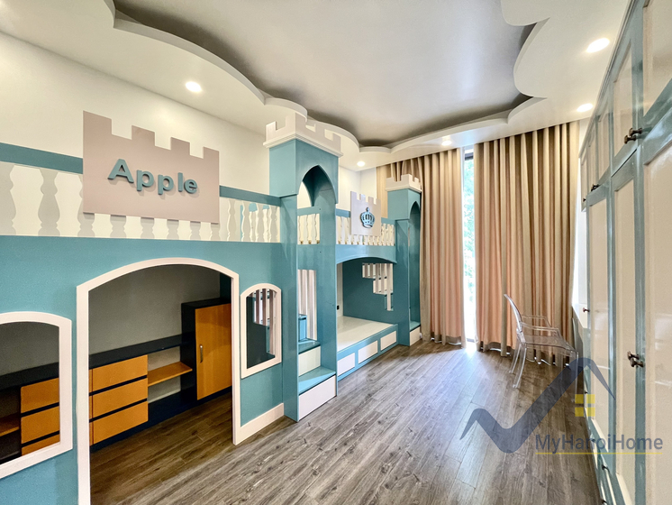 Biệt thự full đồ Vinhome Riverside 4 phòng ngủ có bể bơi cho thuê 23