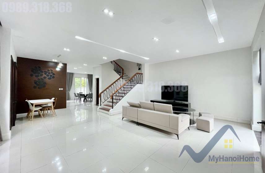 Biệt thự song lập cho thuê Vinhomes Riverside, đủ đồ 4PN 1