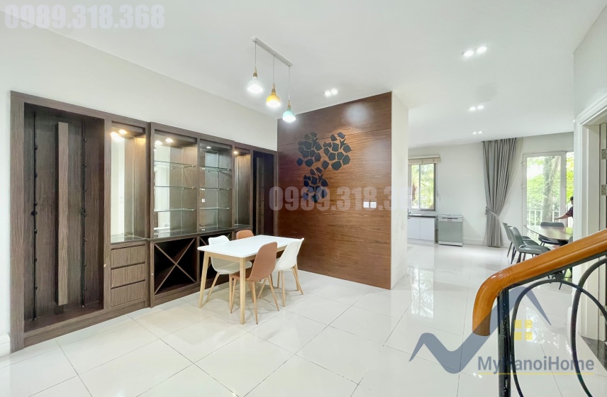 Biệt thự song lập cho thuê Vinhomes Riverside, đủ đồ 4PN 3