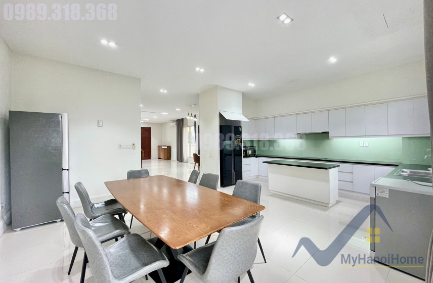 Biệt thự song lập cho thuê Vinhomes Riverside, đủ đồ 4PN 4
