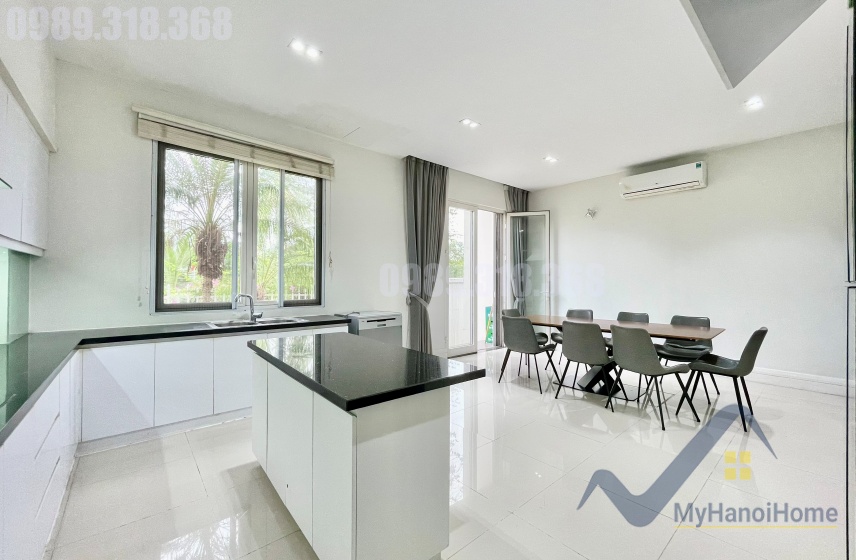 Biệt thự song lập cho thuê Vinhomes Riverside, đủ đồ 4PN 5