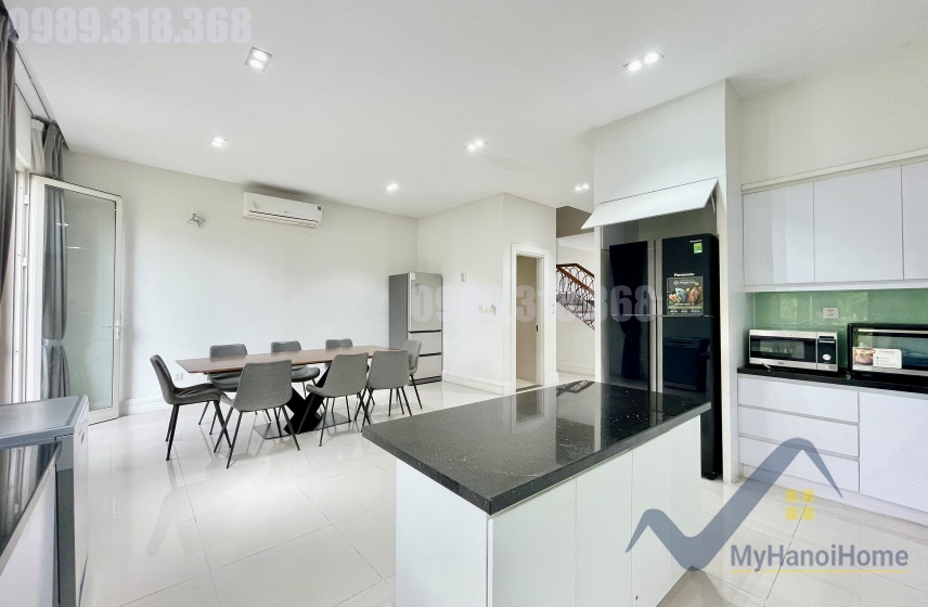 Biệt thự song lập cho thuê Vinhomes Riverside, đủ đồ 4PN 6