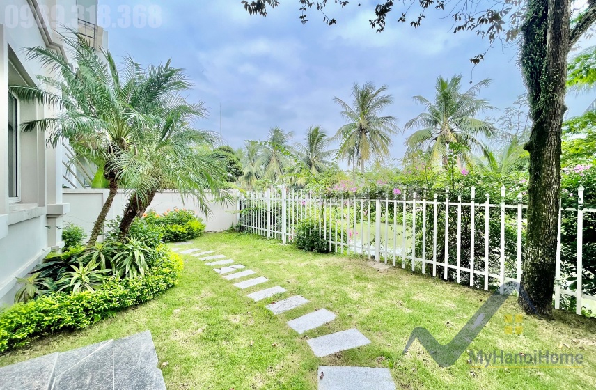 Biệt thự song lập cho thuê Vinhomes Riverside, đủ đồ 4PN 7