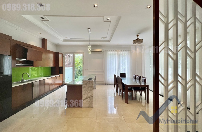 Biệt thự song lập Vinhomes Riverside cho thuê, nội thất hiện đại 4