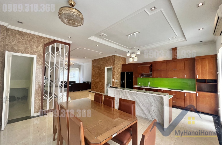 Biệt thự song lập Vinhomes Riverside cho thuê, nội thất hiện đại 6