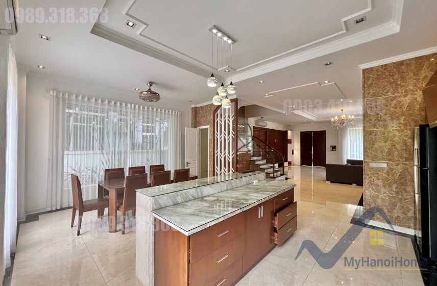 Biệt thự song lập Vinhomes Riverside cho thuê, nội thất hiện đại 7