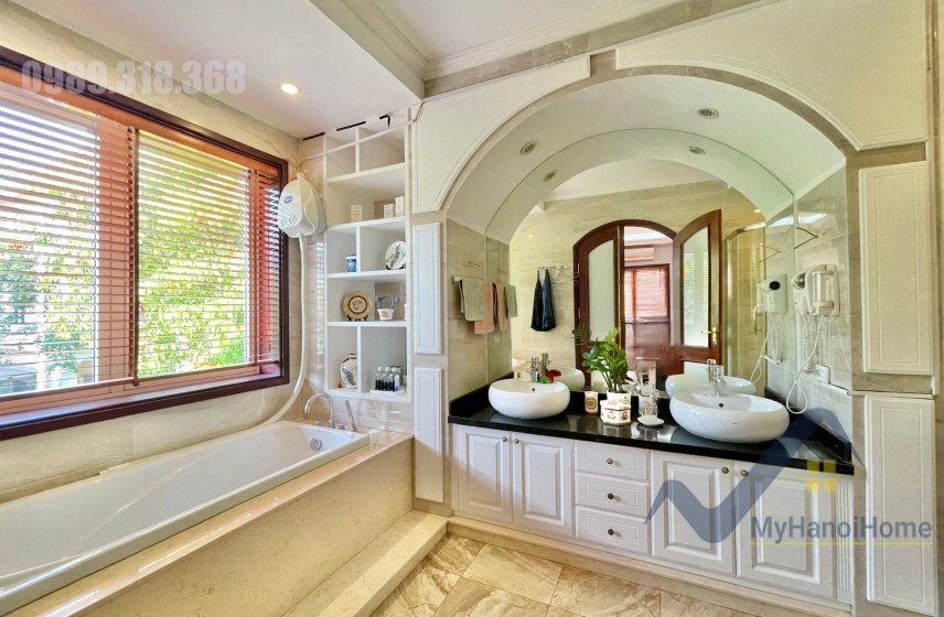 Biệt thự song lập Vinhomes Riverside full nội thất cần cho thuê 16