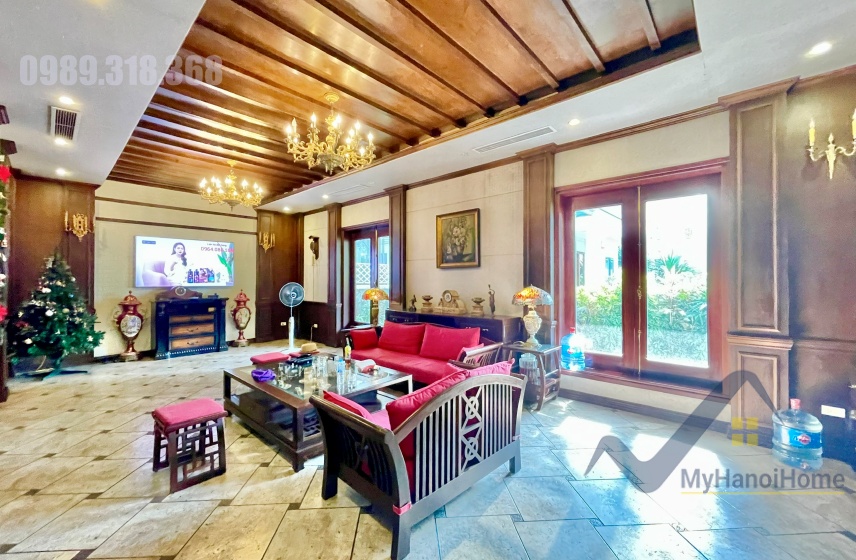 Biệt thự song lập Vinhomes Riverside full nội thất cần cho thuê 2