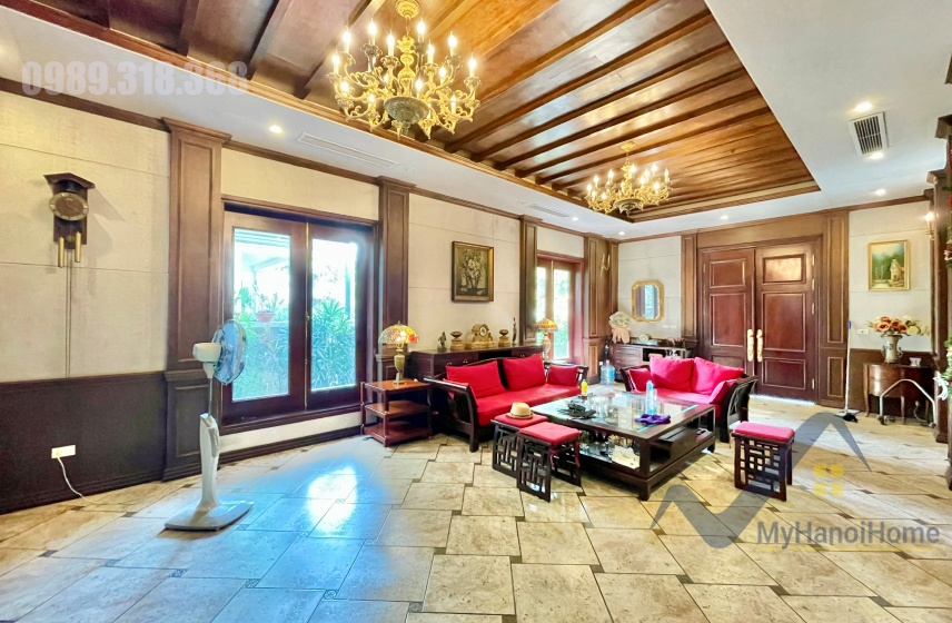 Biệt thự song lập Vinhomes Riverside full nội thất cần cho thuê 3