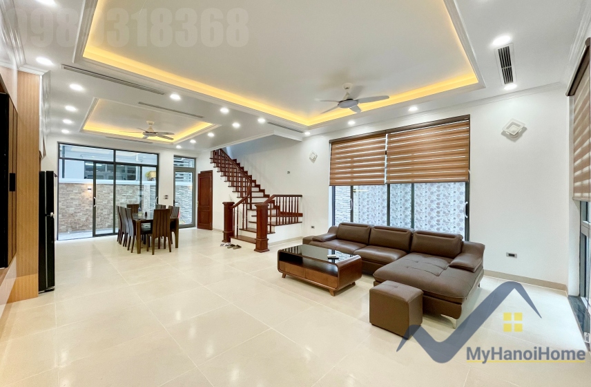 Biệt thự Vinhome Harmony cho thuê, 3 mặt thoáng full nội thất, gần Hồ 1