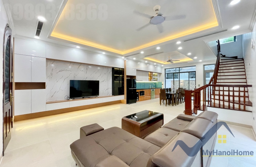 Biệt thự Vinhome Harmony cho thuê, 3 mặt thoáng full nội thất, gần Hồ 2