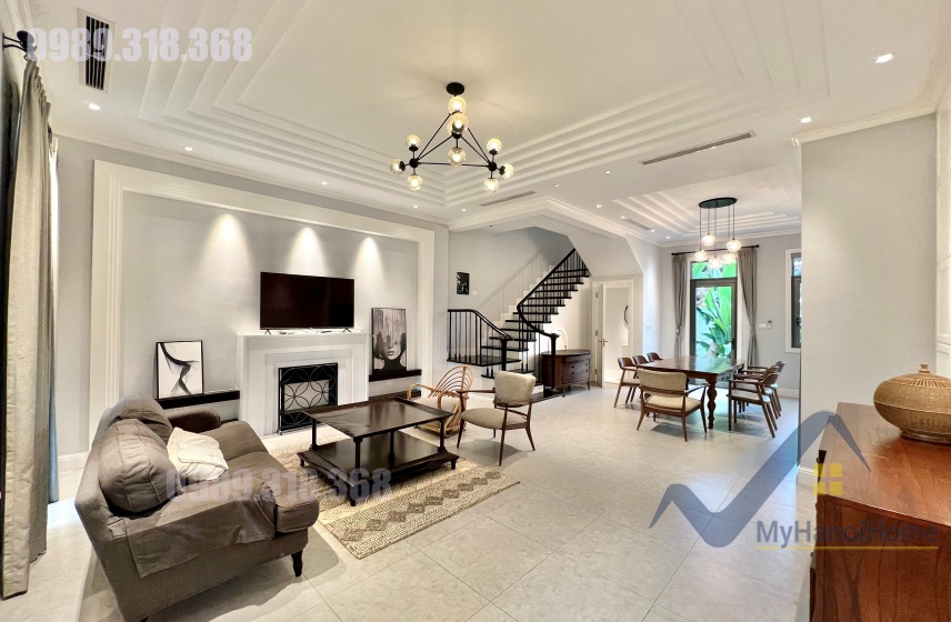 Biệt thự Vinhome Harmony cho thuê trang bị full nội thất 1