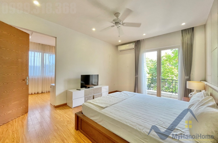 Biệt thự Vinhomes Riverside cho thuê, căn song lập full đồ 7