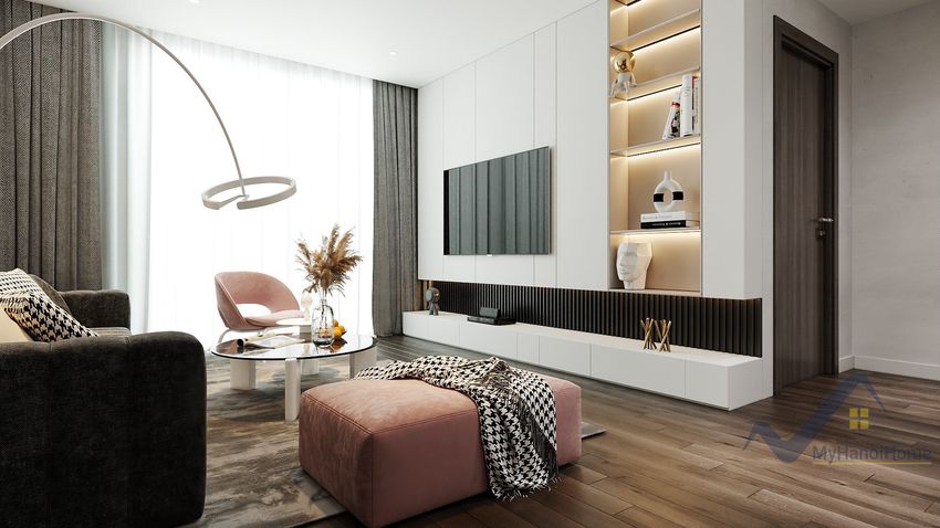 Cho thuê 2PN 2WC căn hộ Vinhomes Symphony căn góc 1