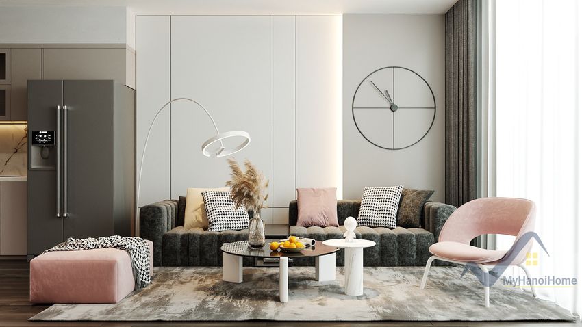 Cho thuê 2PN 2WC căn hộ Vinhomes Symphony căn góc 3
