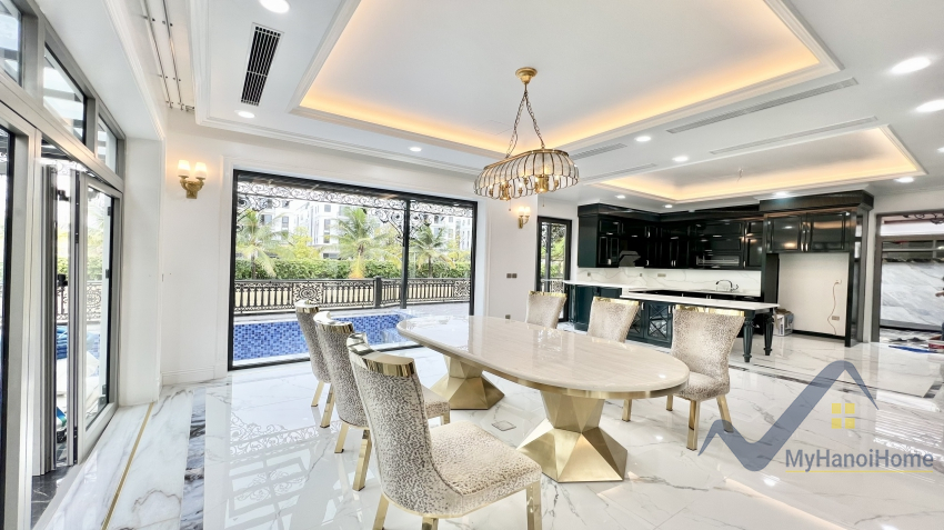 Cho thuê biệt thự đơn lập Vinhomes Harmony gần Vinschool 6